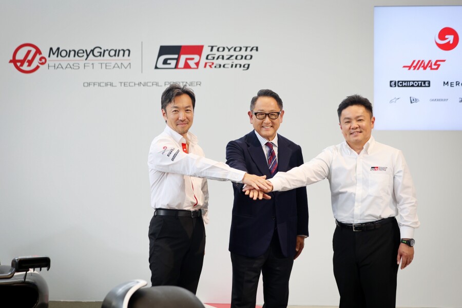TOYOTA GAZOO Racing and MoneyGram Haas F1 Team Agree on Technical Partnership for the Future of the Automotive Industry