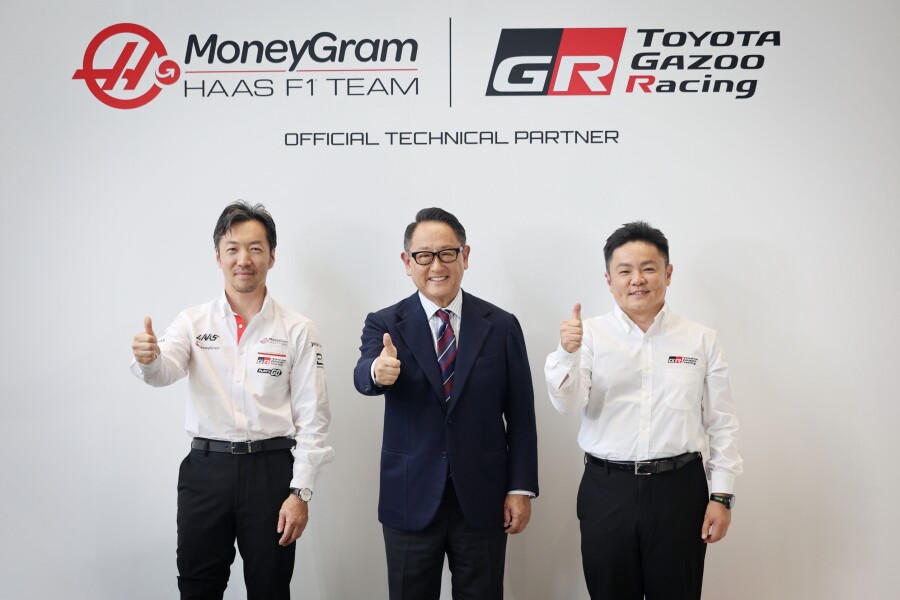 TOYOTA GAZOO Racing and MoneyGram Haas F1 Team Agree on Technical Partnership for the Future of the Automotive Industry
