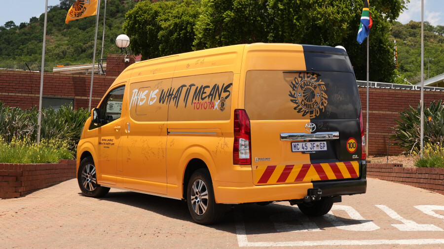 A fan-fuelled journey like never before. Kaizer Chiefs and Toyota unveil the ‘What It Means’ mascot vehicle.