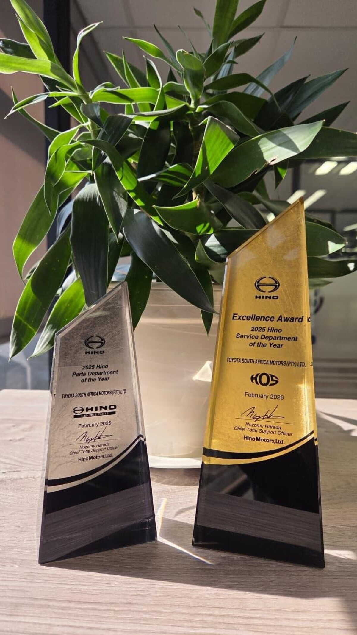 HINO SA AGAIN RECEIVES PRESTIGIOUS GLOBAL AWARDS FOR AFTERMARKET SERVICE AND PARTS